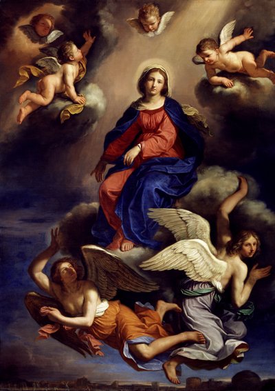 Tenhemelopneming van de Maagd door Giovanni Francesco Barbieri
