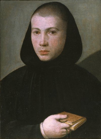 Portret van een jonge Benedictijnse monnik, Eerste Helft van de 16e eeuw door Giovanni Francesco Caroto