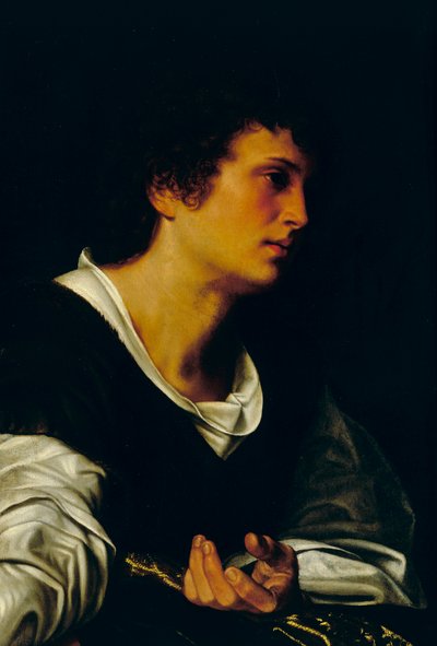 Jonge man, ca. 1530 door Giovanni Girolamo Savoldo