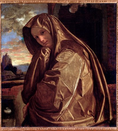 Voorstelling van Sint Maria Magdalena door Giovanni Girolamo Savoldo