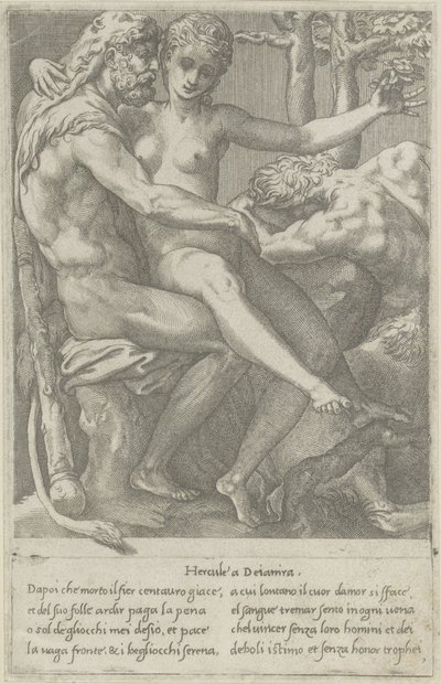 Loves of the Gods door Giovanni Jacopo Caraglio