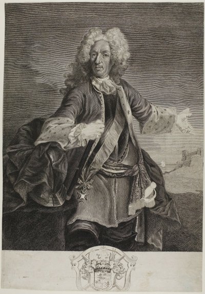 Johann Matthias, Graaf von Schulenburg door Giovanni Marco Pitteri