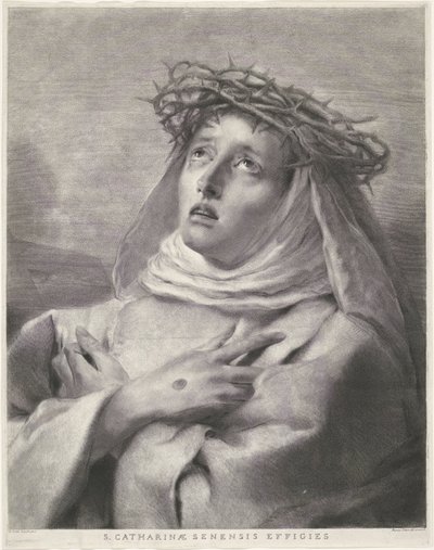 Sint Catharina van Siena door Giovanni Marco Pitteri