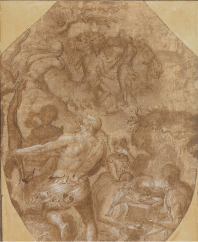 De Ontdekking van Glas, ca. 1570-72 door Giovanni Maria Butteri
