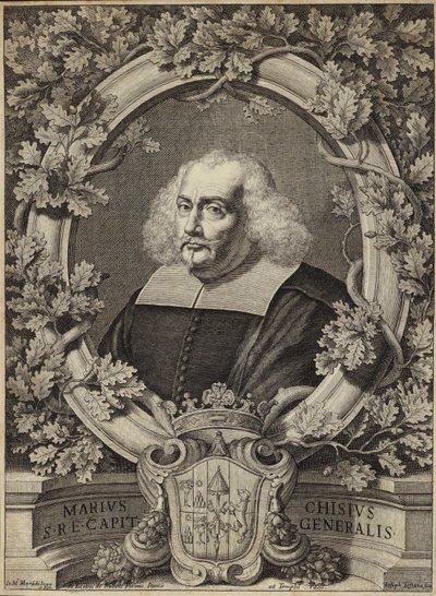 Portret van Don Mario Chigi door Giovanni Maria Morandi