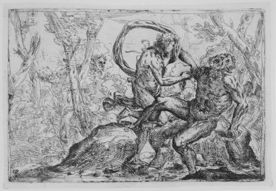 Het villen van Marsyas, midden 17e eeuw door Giovanni Pietro Possenti