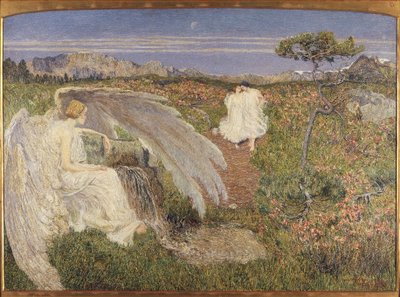 Italië, Liefde bij de Fontein van het Leven door Giovanni Segantini