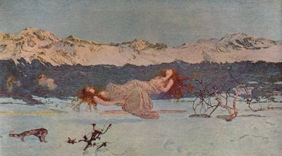De Straf van Luxe, 1891 1935 door Giovanni Segantini