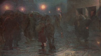 December: De Dageraad van de Arbeiders, 1897 door Giovanni Sottocornola