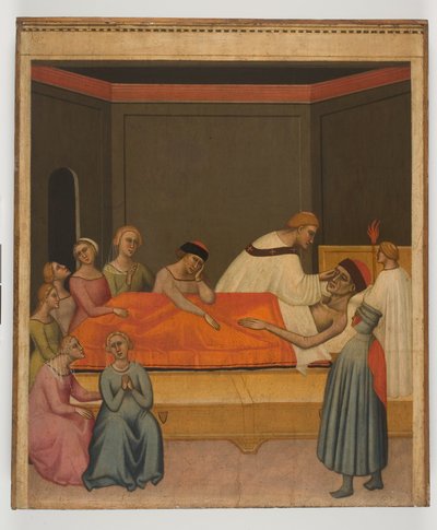 Laatste sacrament, c.1360 door Giovanni del Biondo dal Casentino