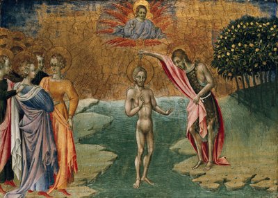 De doop van Christus door Giovanni di Paolo