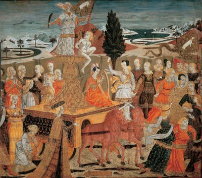 De triomf van kuisheid door Giovanni di Ser Giovanni Scheggia