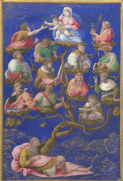 De boom van Jesse. Rond 1535 door Girolamo Genga