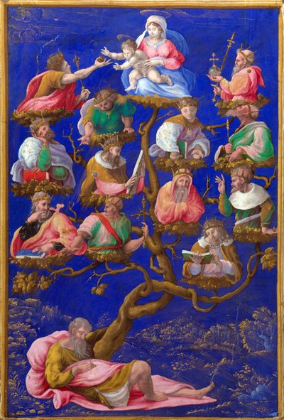 De boom van Jesse door Girolamo Genga