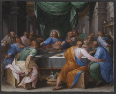 Het Laatste Avondmaal door Girolamo Muziano