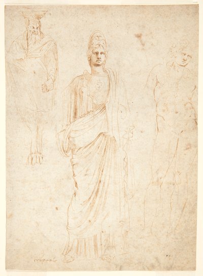 Klassieke figuren door Girolamo da Carpi