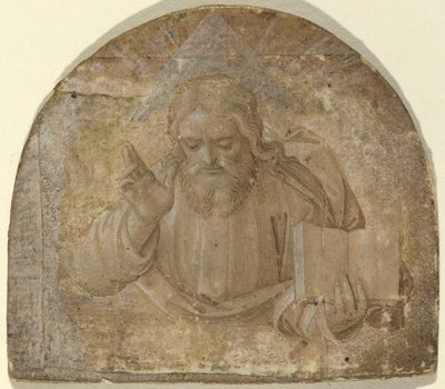God de Vader met Zijn Rechterhand Geheven in Zegen door Girolamo dai Libri