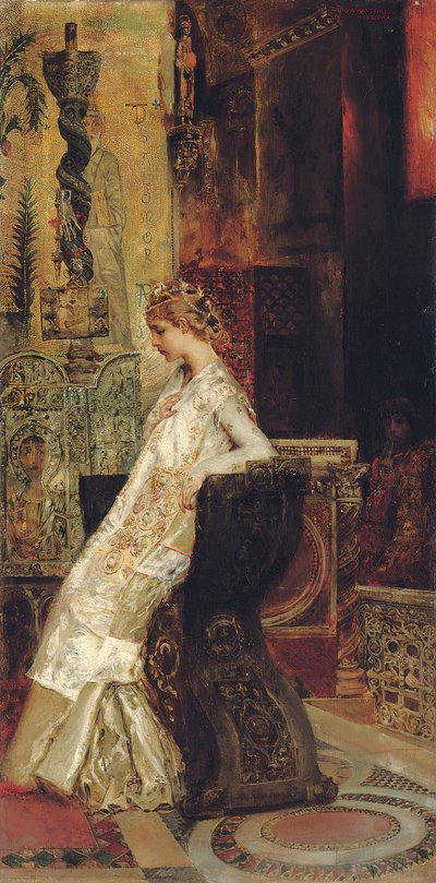 Heilige Liefde door Giulio Aristide Sartorio