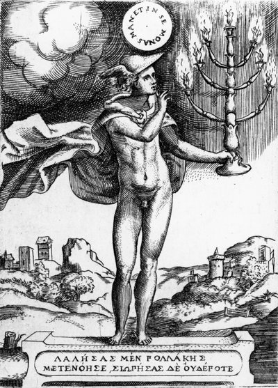 Hermes door Giulio Bonasone