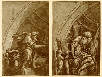 Ontwerpen voor de fresco in S. Sigismondo Cremona door Giulio Campi