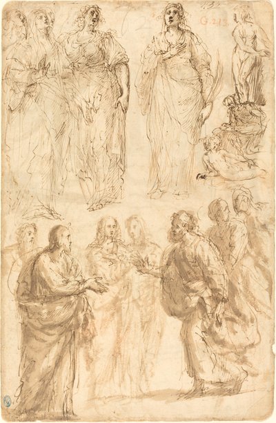Scènes uit het Leven van Sint-Pieter door Giulio Cesare Procaccini