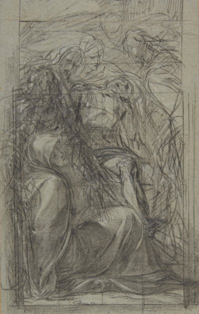 Studie voor de Pietà, 1604 door Giulio Cesare Procaccini
