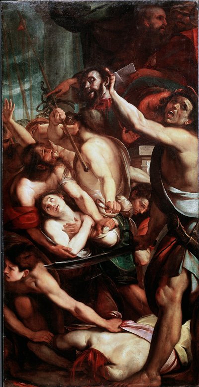 De Martelaren van de Heiligen Nazaire en Celse in Milaan in de 5e eeuw na Christus door Giulio Cesare Procaccini