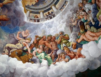 Gods van Olympus door Giulio Romano