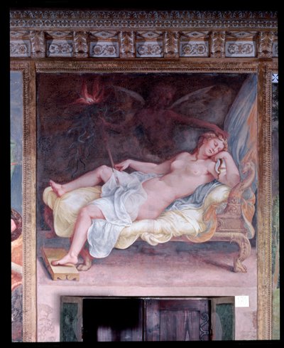 De Droom van Hecuba door Giulio Romano