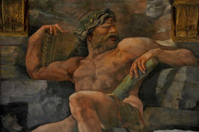 De Val van de Reuzen Sala dei Giganti, 1536 door Giulio Romano