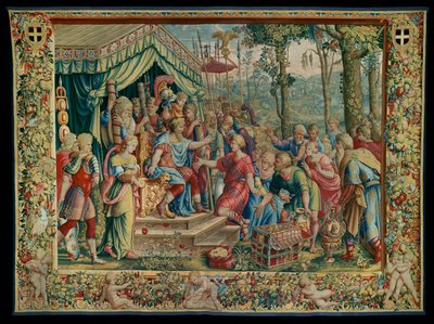 De geschiedenis van Scipio: De continentie van Scipio ... door Giulio Romano