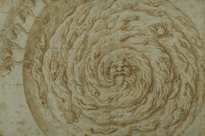 De stroom Oceanus door Giulio Romano