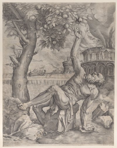 Tantalus door Giulio Sanuto