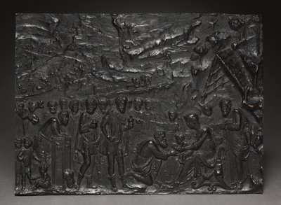 Aanbidding der Wijzen, ca. 1500-1525 door Giulio della Torre