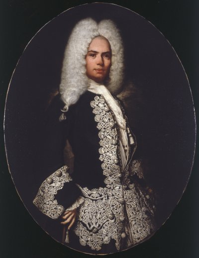 Portret van Graaf Flaminio Tassi (?) door Giuseppe  Ghislandi