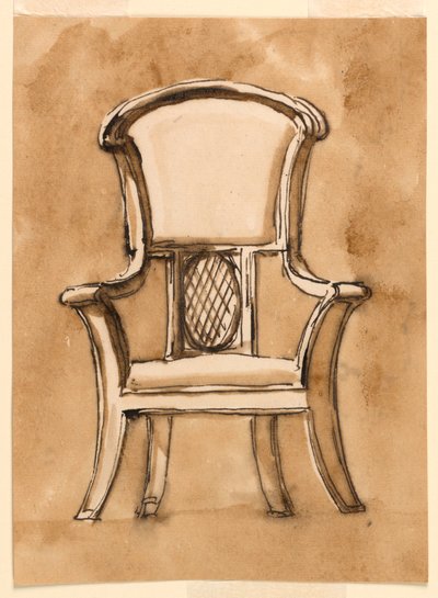 Fauteuil door Giuseppe Barberi