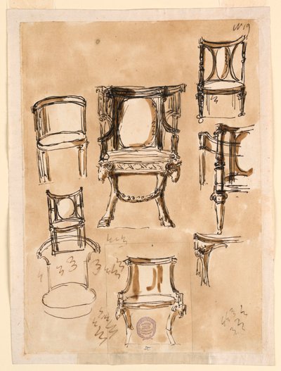Stoelen door Giuseppe Barberi