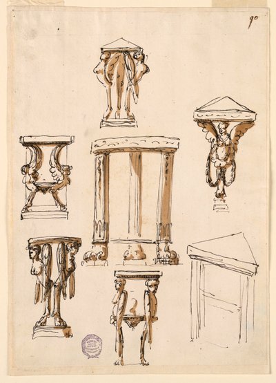 Console Tafels door Giuseppe Barberi