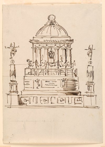 Ontwerp voor een Monument door Giuseppe Barberi
