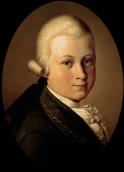 Wolfgang Amadeus Mozart door Giuseppe Cignaroli