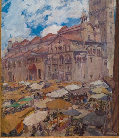Grote Plein in Modena door Giuseppe Graziosi