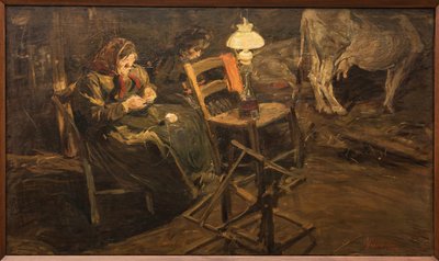 In de stal door Giuseppe Graziosi