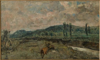 Landschap met Karren door Giuseppe Graziosi