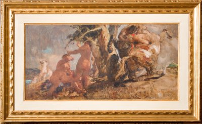 De baders en een centaur door Giuseppe Graziosi