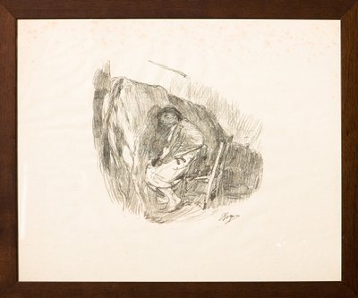 Het Melken door Giuseppe Graziosi