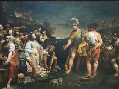 David en Abigail door Giuseppe Maria (1665 1747) Crespi