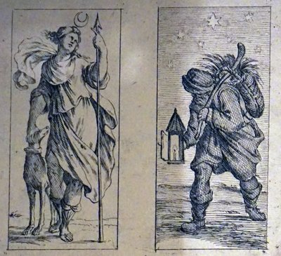 17e-eeuwse tarotkaarten door Giuseppe Maria Mitelli door Giuseppe Maria Mitelli