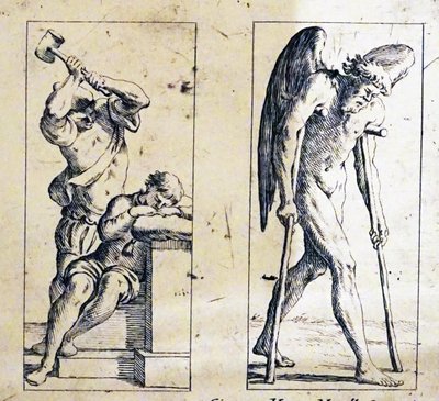 17e Eeuwse tarotkaarten door Giuseppe Maria Mitelli door Giuseppe Maria Mitelli