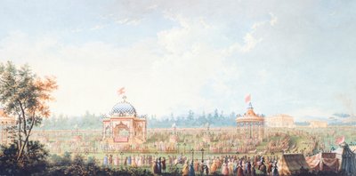 Race bij Cascine, door Giuseppe Maria Terreni (1739-1811), Italië door Giuseppe Maria Terreni