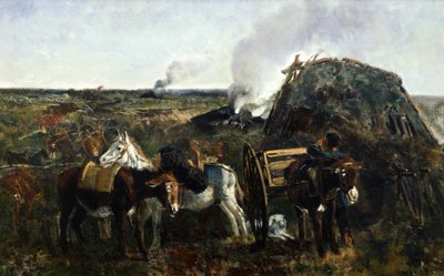 De mijnwerkers, door Giuseppe Palizzi door Giuseppe Palizzi